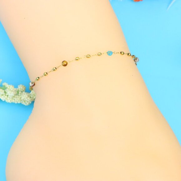 Elegant Handmade Anklet – Perfect for Women & Girls | Ideal Gift Option, DYC1367 - Picture 2 of 7